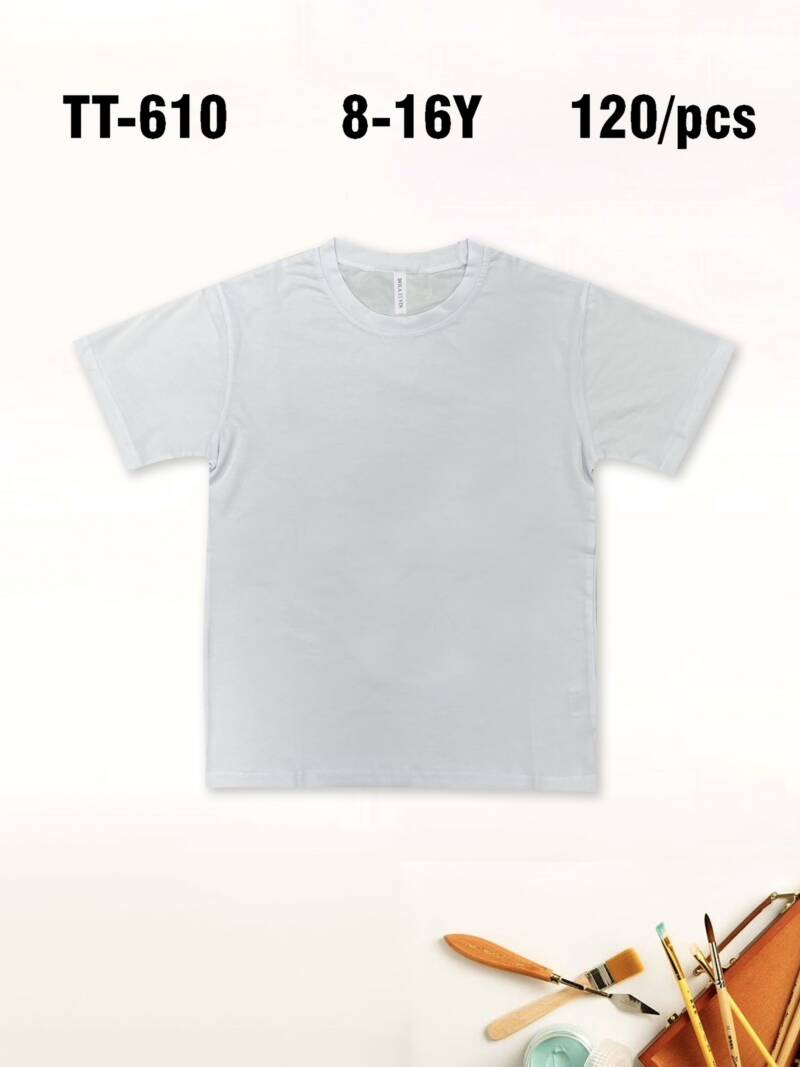 Bluzki chłopięce. Roz 8-16, 1 Kolor Paczka 5 szt. 1